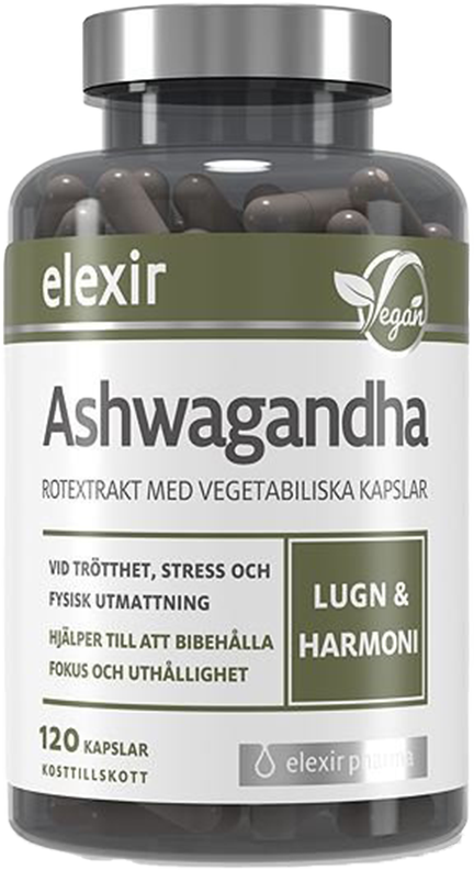 Elexir Ashwagandha 120 kapslar