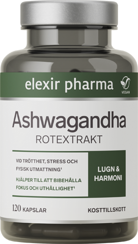 Elexir Pharma Ashwagandha 120 kapslar