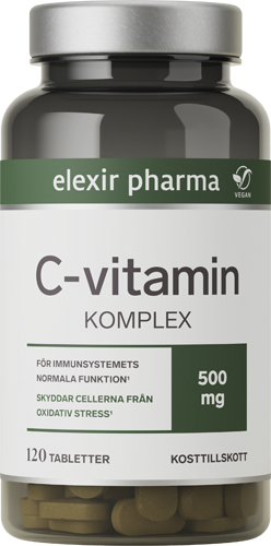 Elexir Pharma Kosttillskott C-vitamin 120 tabletter