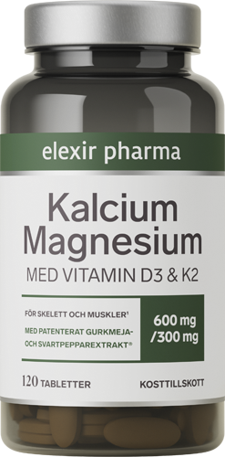 Elexir Pharma Kalcium Magnesium 120 tabletter