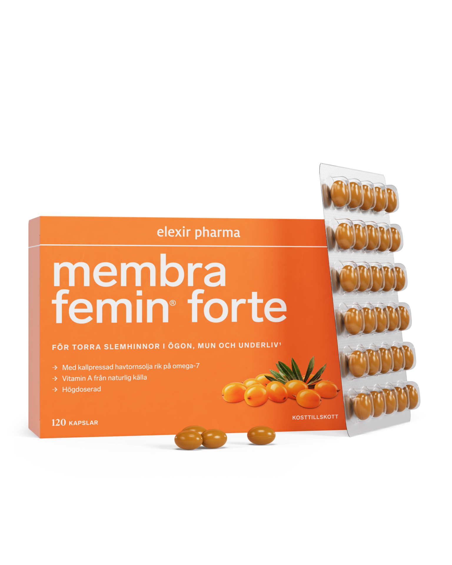 Elexir Pharma Membra Femin Forte 120 kapslar