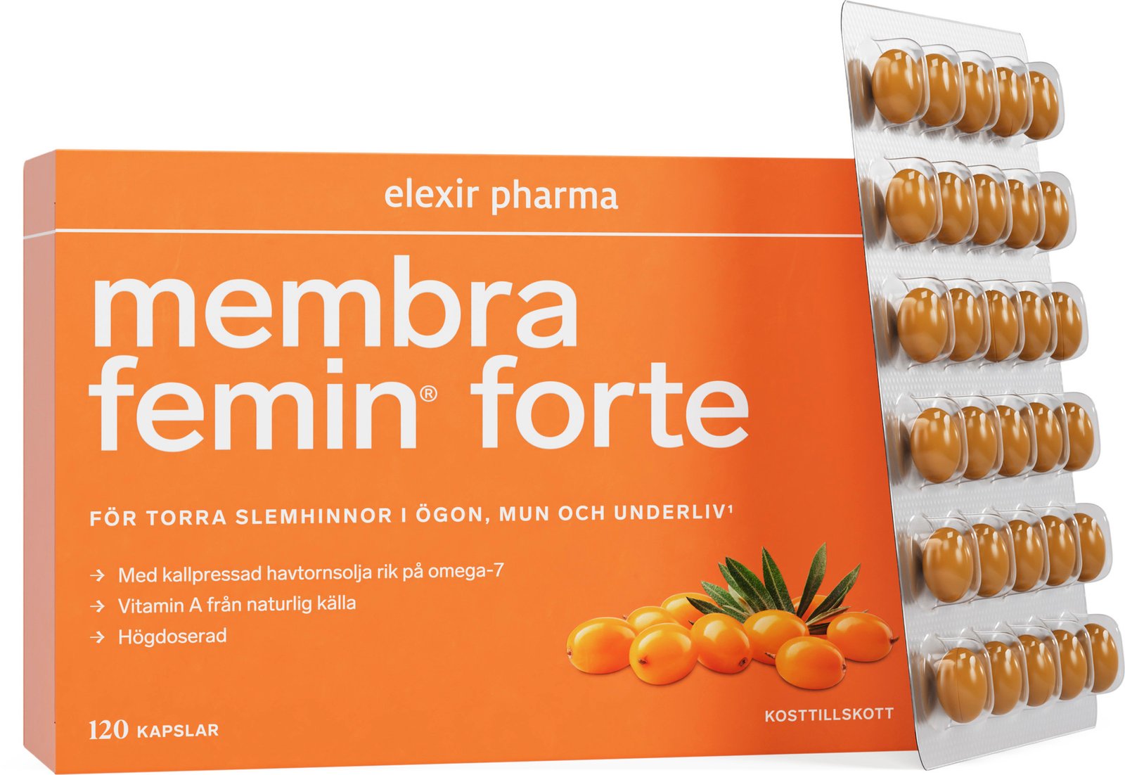 Elexir Pharma Membra Femin Forte 120 kapslar