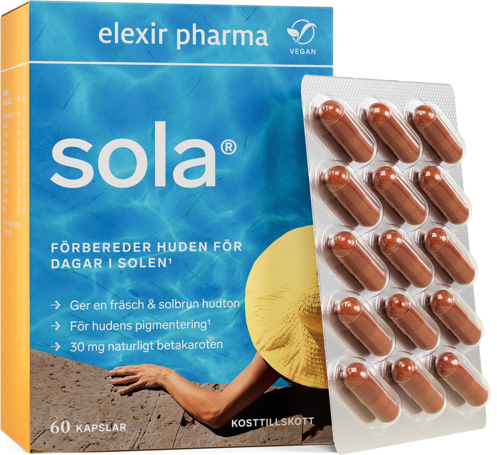 Elexir Pharma SOLA Betakaroten 60 kapslar