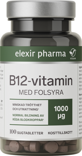 Elexir Pharma Vitamin B12 100 sugtabletter