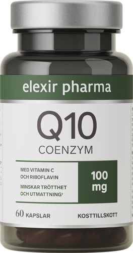 Elexir Pharma Coenzyme Q10 100 mg 60 kapslar