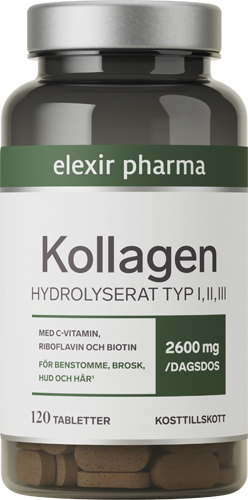 Elexir Pharma Kollagen 120 tabletter