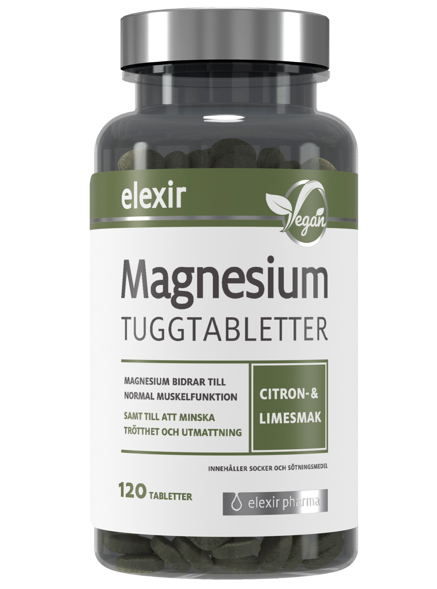 Elexir Pharma Magnesium Tuggtabletter 120 st