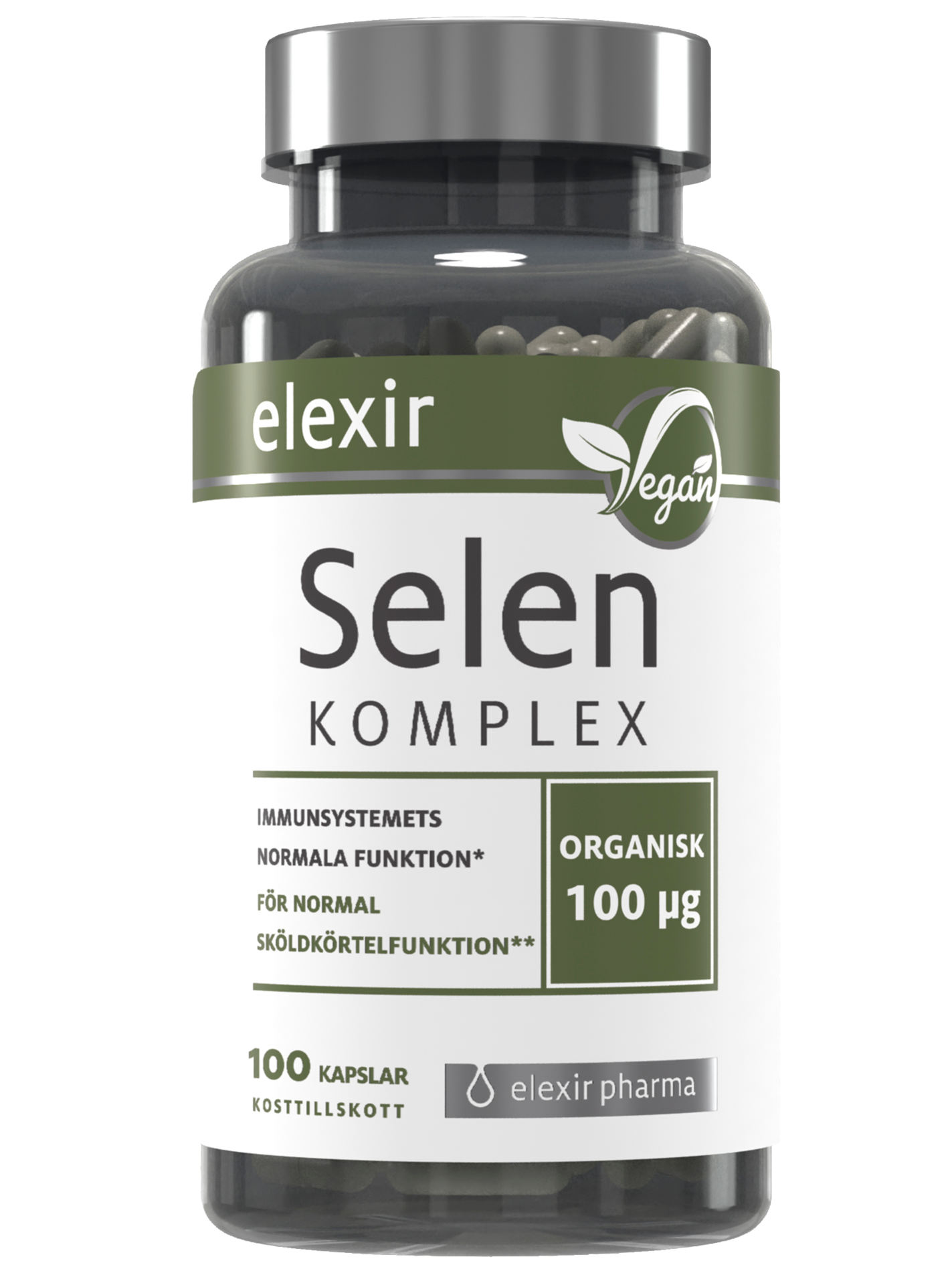 Elexir Pharma Selen Komplex 100 kapslar