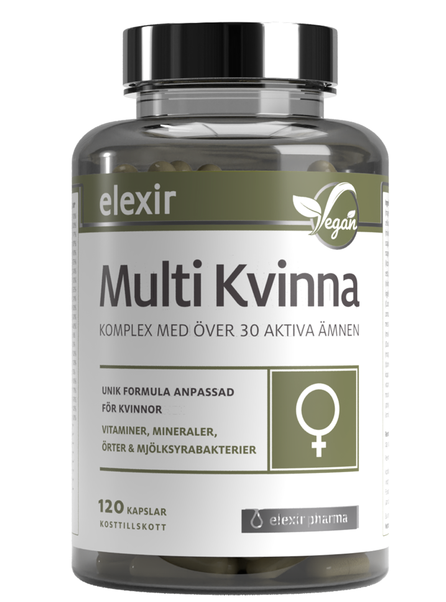 Elexir Pharma Multi Kvinna 120 kapslar