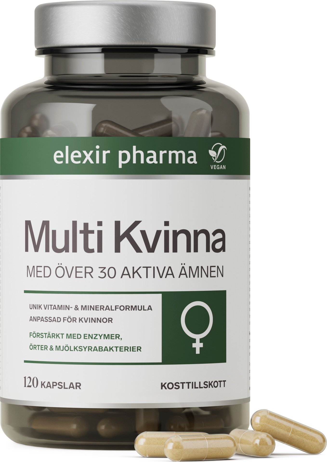Elexir Pharma Multi Kvinna 120 kapslar