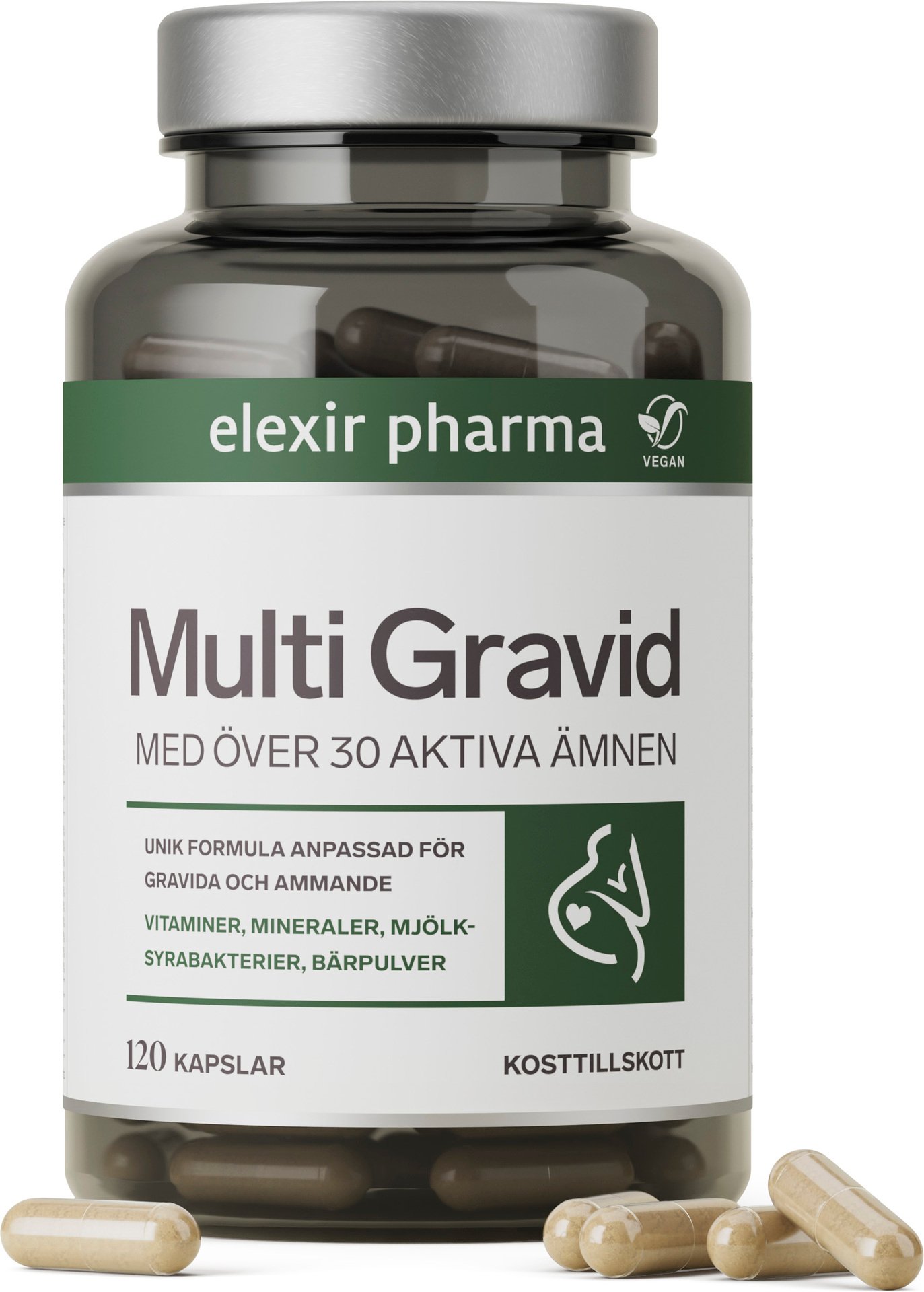 Elexir Pharma Multi Gravid 120 kapslar