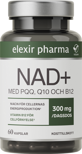 Elexir Pharma NAD+ 60 kapslar