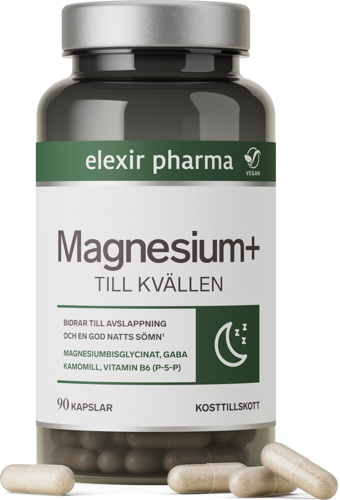 Elexir Pharma Magnesium+ Till Kvällen 90 st