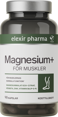 Elexir Pharma Magnesium+ För muskler 90 st