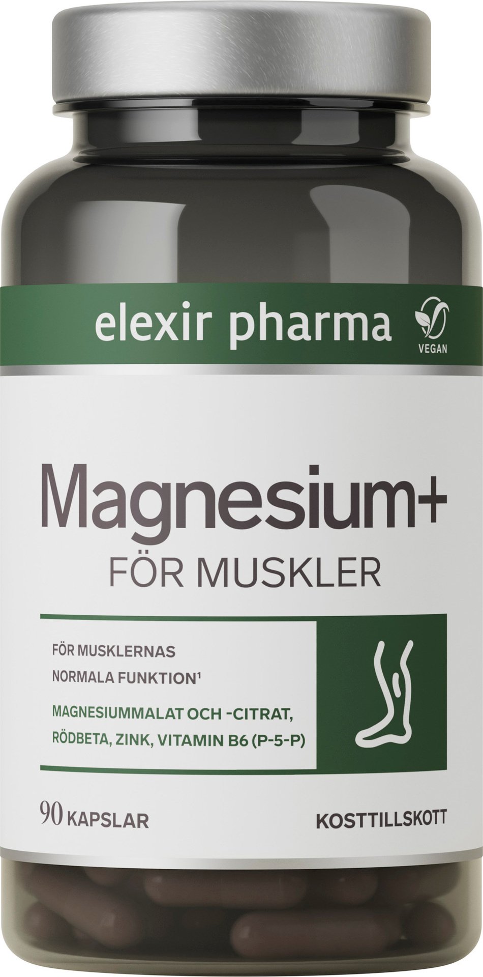 Elexir Pharma Magnesium+ För muskler 90 st