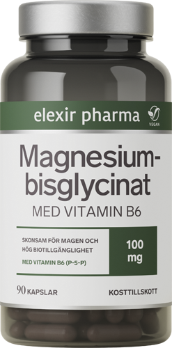 Elexir Pharma Magnesiumbisglycinat 90 kapslar