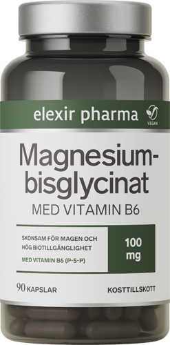 Elexir Pharma Magnesiumbisglycinat 90 kapslar