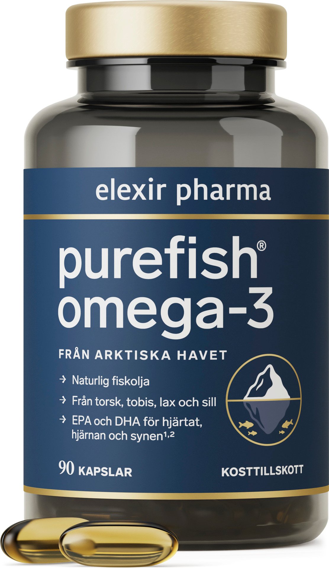 Elexir Pharma Purefish® 90 kapslar