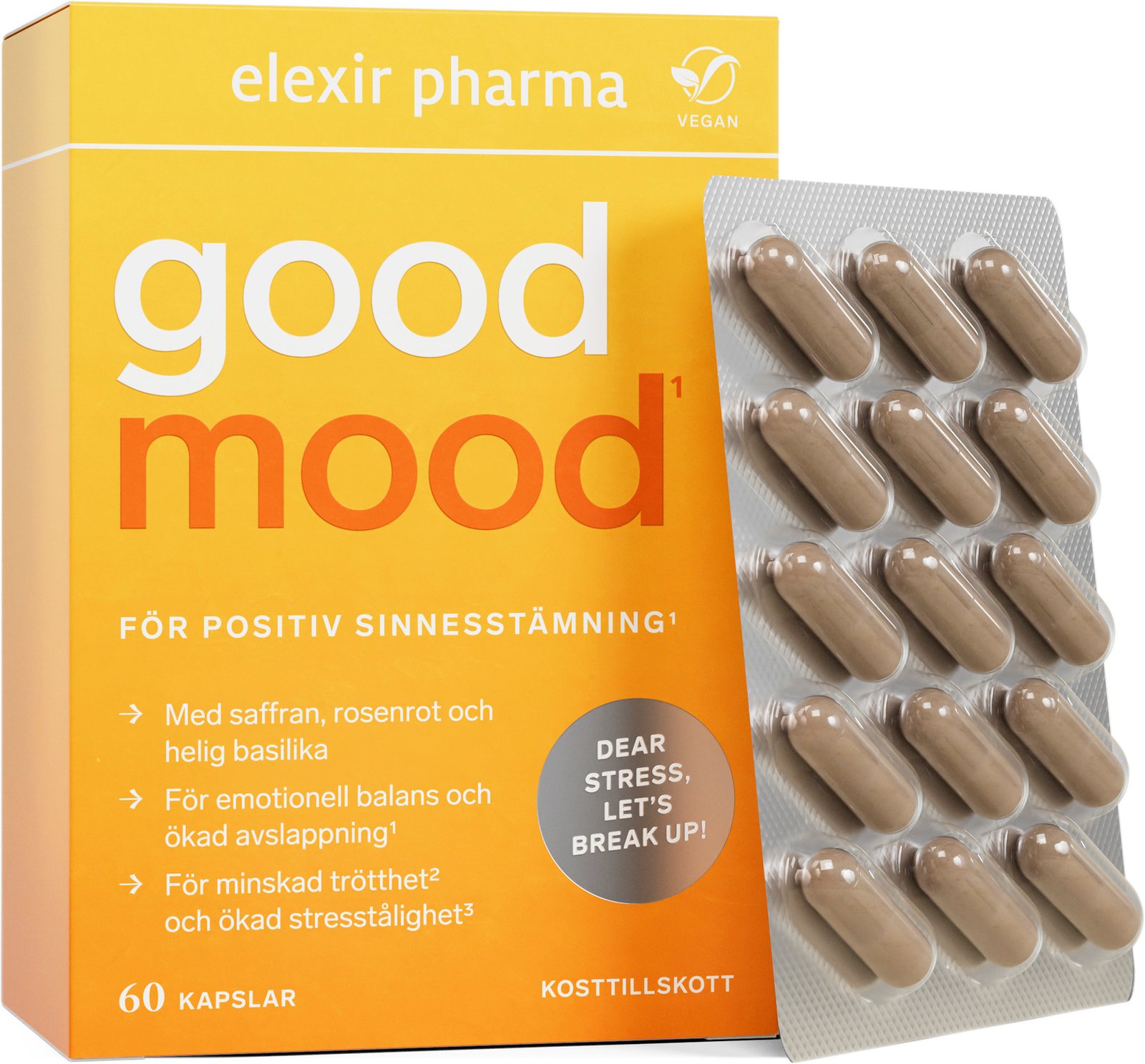 Elexir Pharma Good Mood 60 kapslar