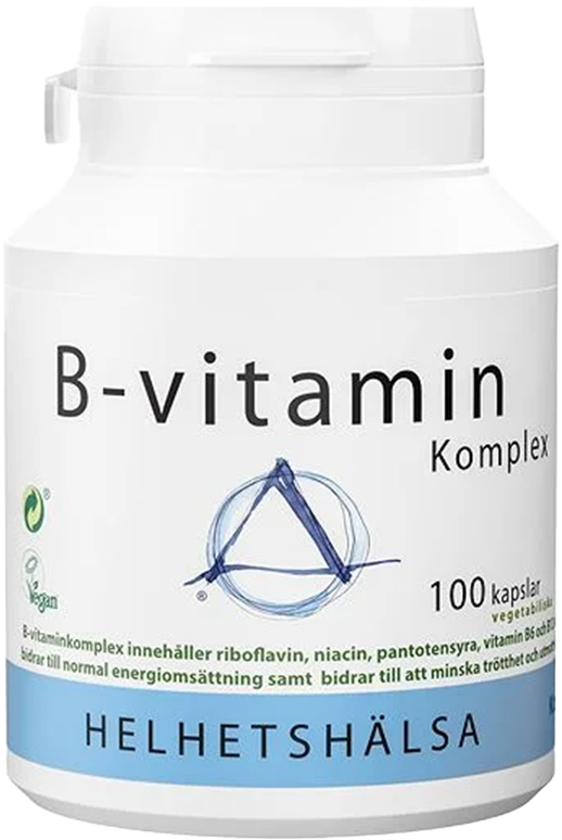 Helhetshälsa B-vitamin Komplex 100 kapslar