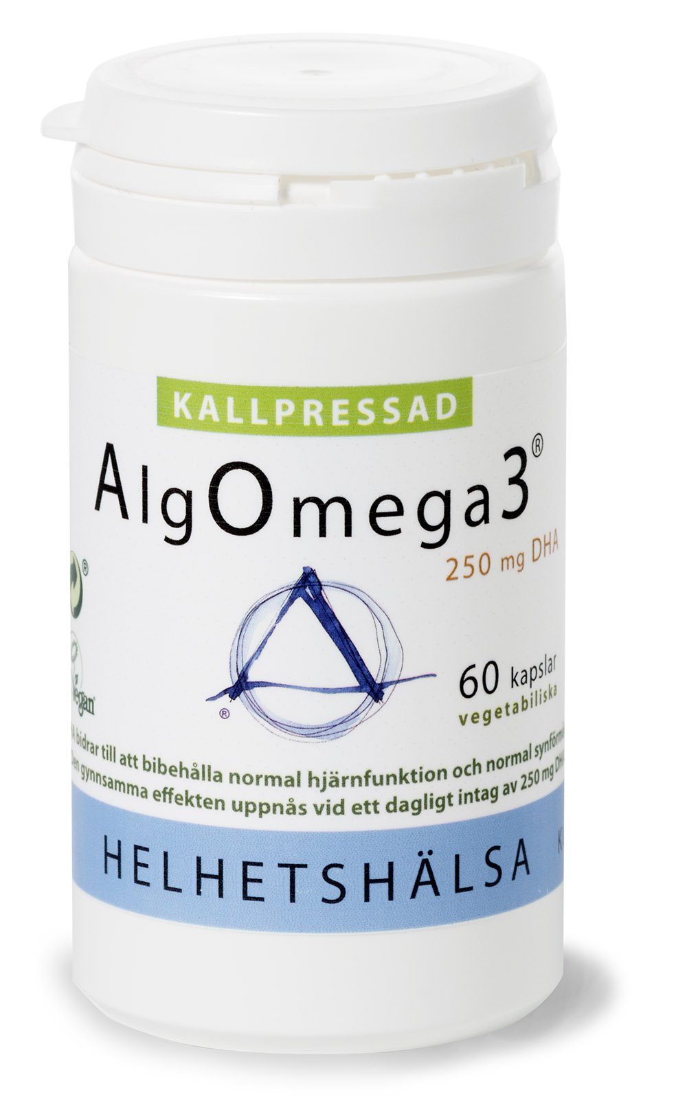 Helhetshälsa AlgOmega3 Kallpressad 60 kapslar