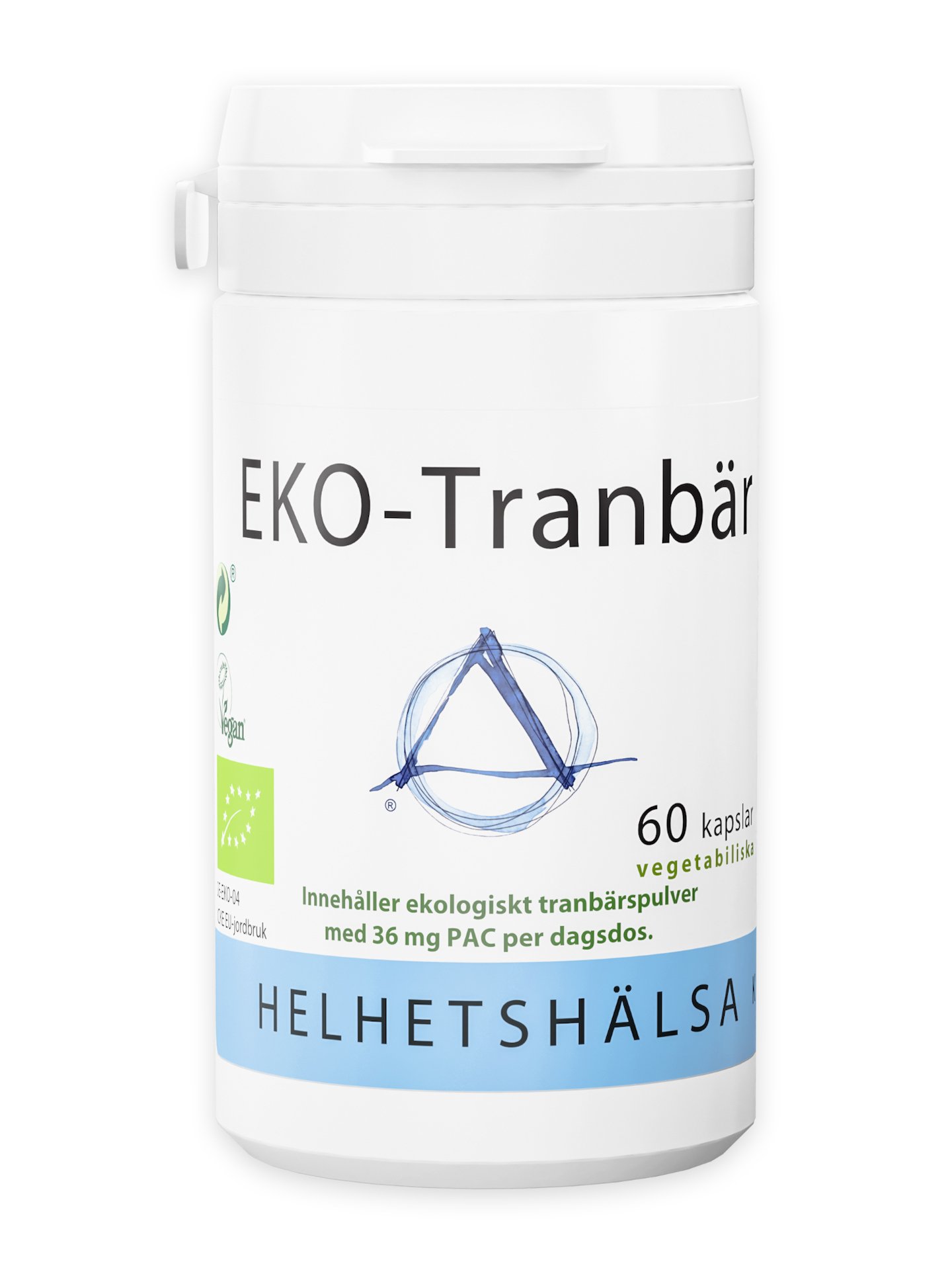 Helhetshälsa EKO-Tranbär 60 kapslar