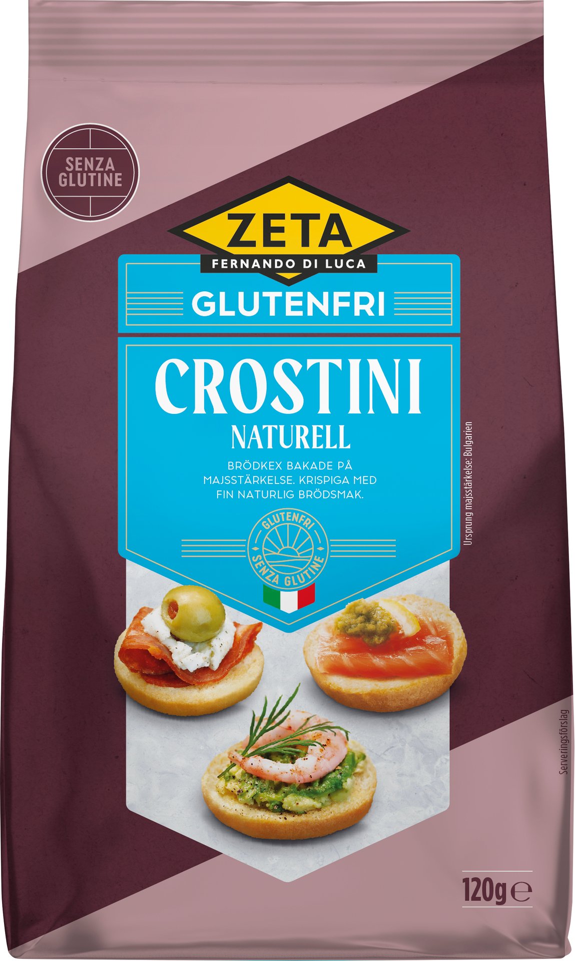 Zeta Crostini Glutenfri 120 g