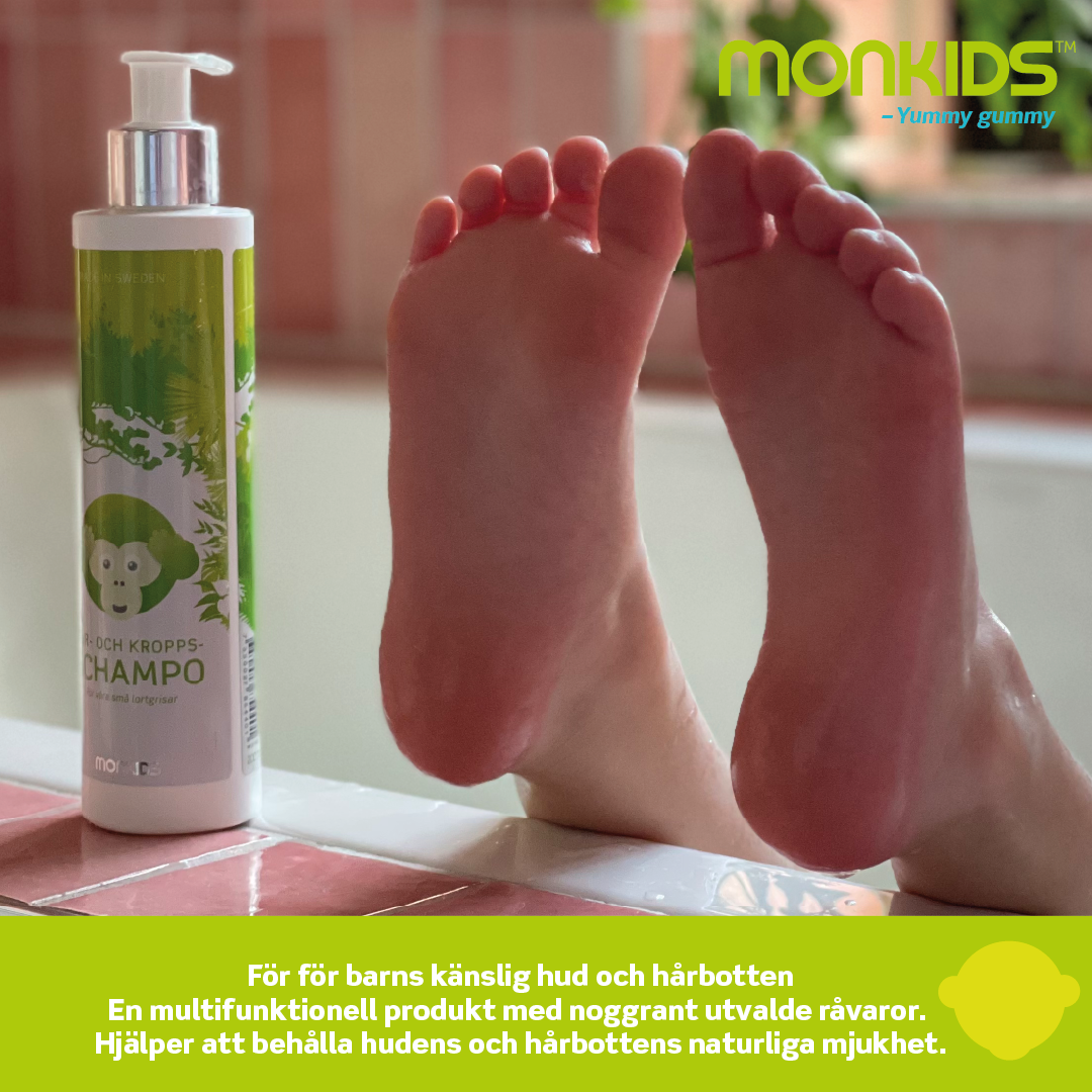 Monkids Naturliga Schampo & Tvål Barn 200 ml