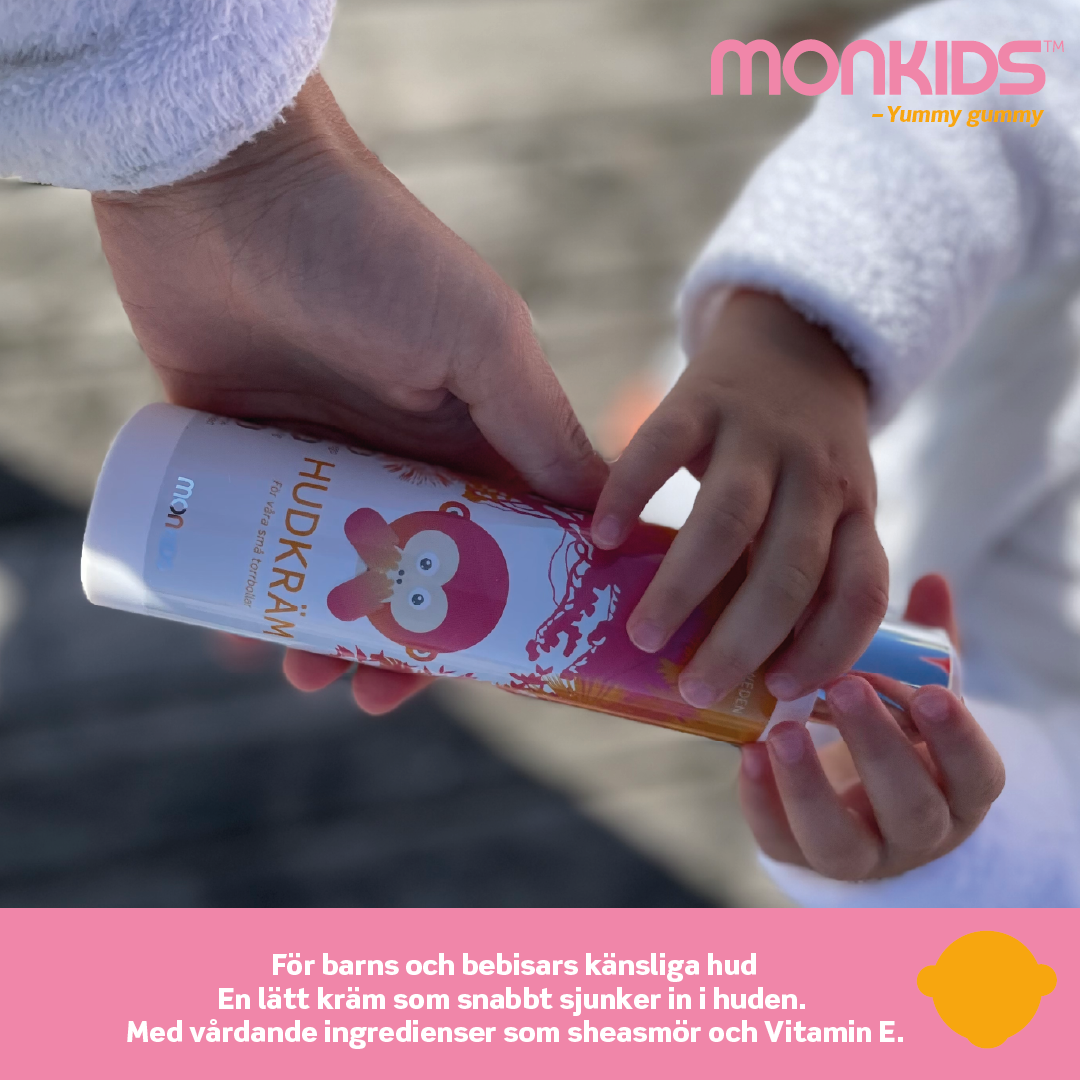 Monkids Naturliga Hudkräm Barn 200 ml