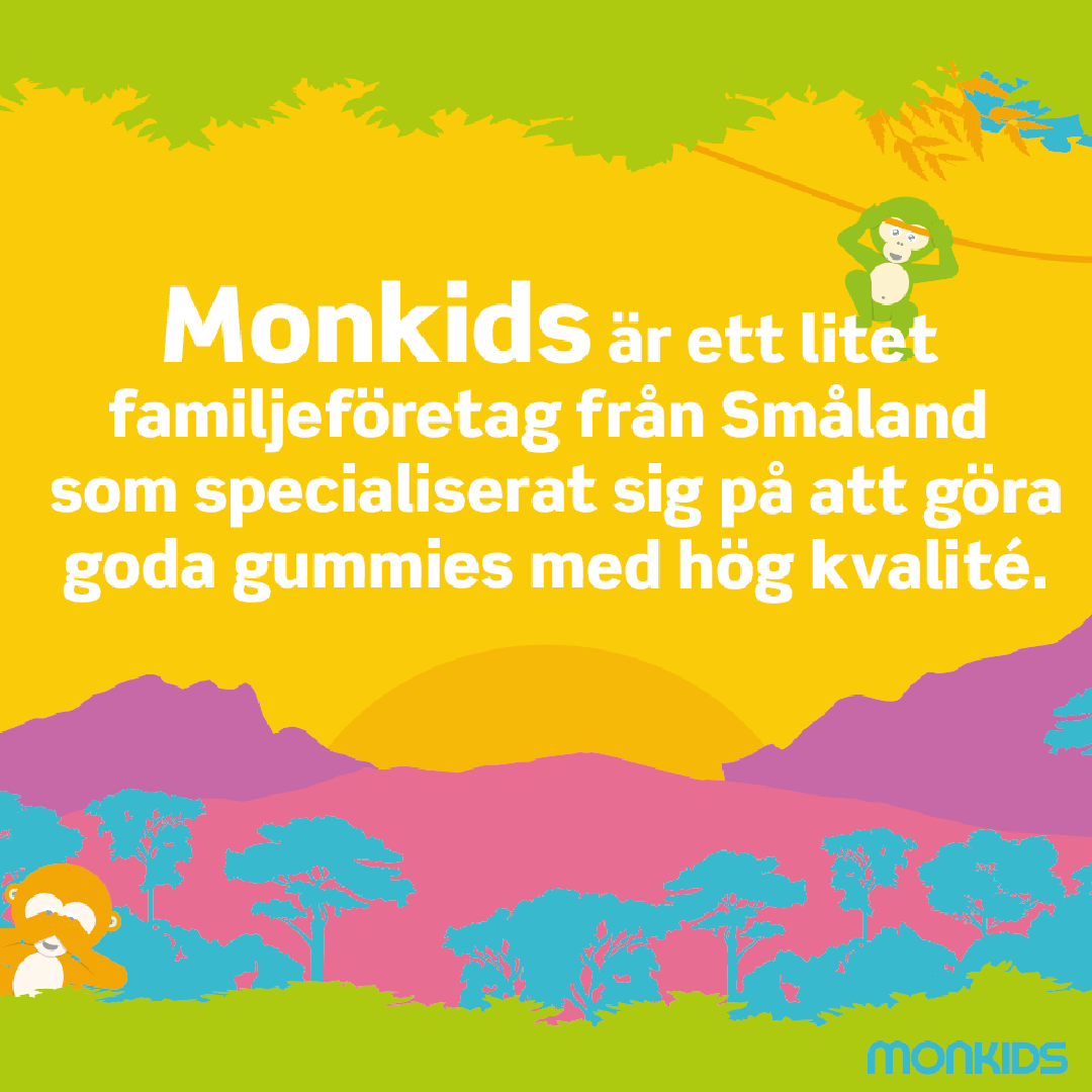 Monkids Multivitamin Tonår Apelsin 60 tuggtabletter