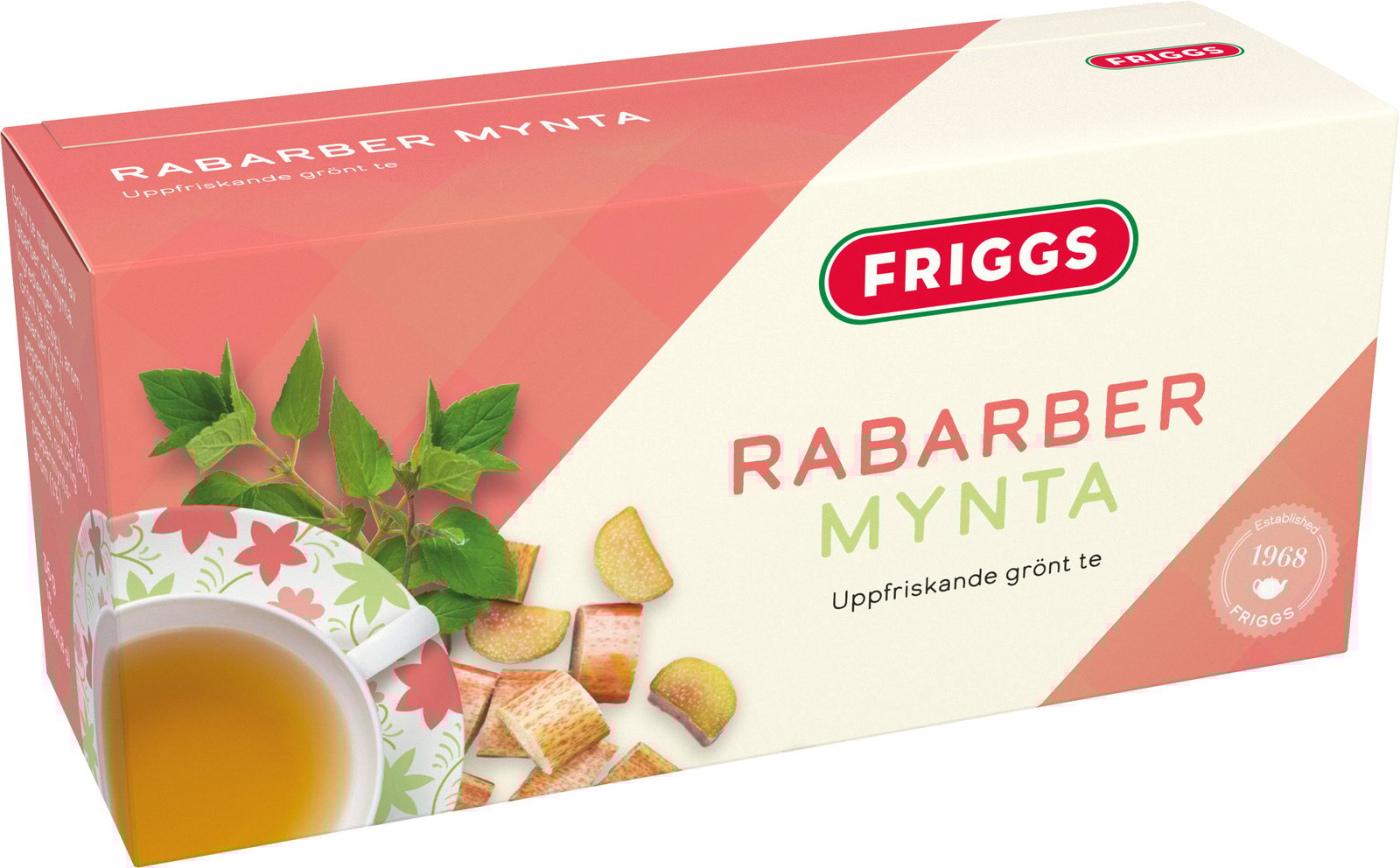 Friggs Te Rabarber & Mynta 20 st