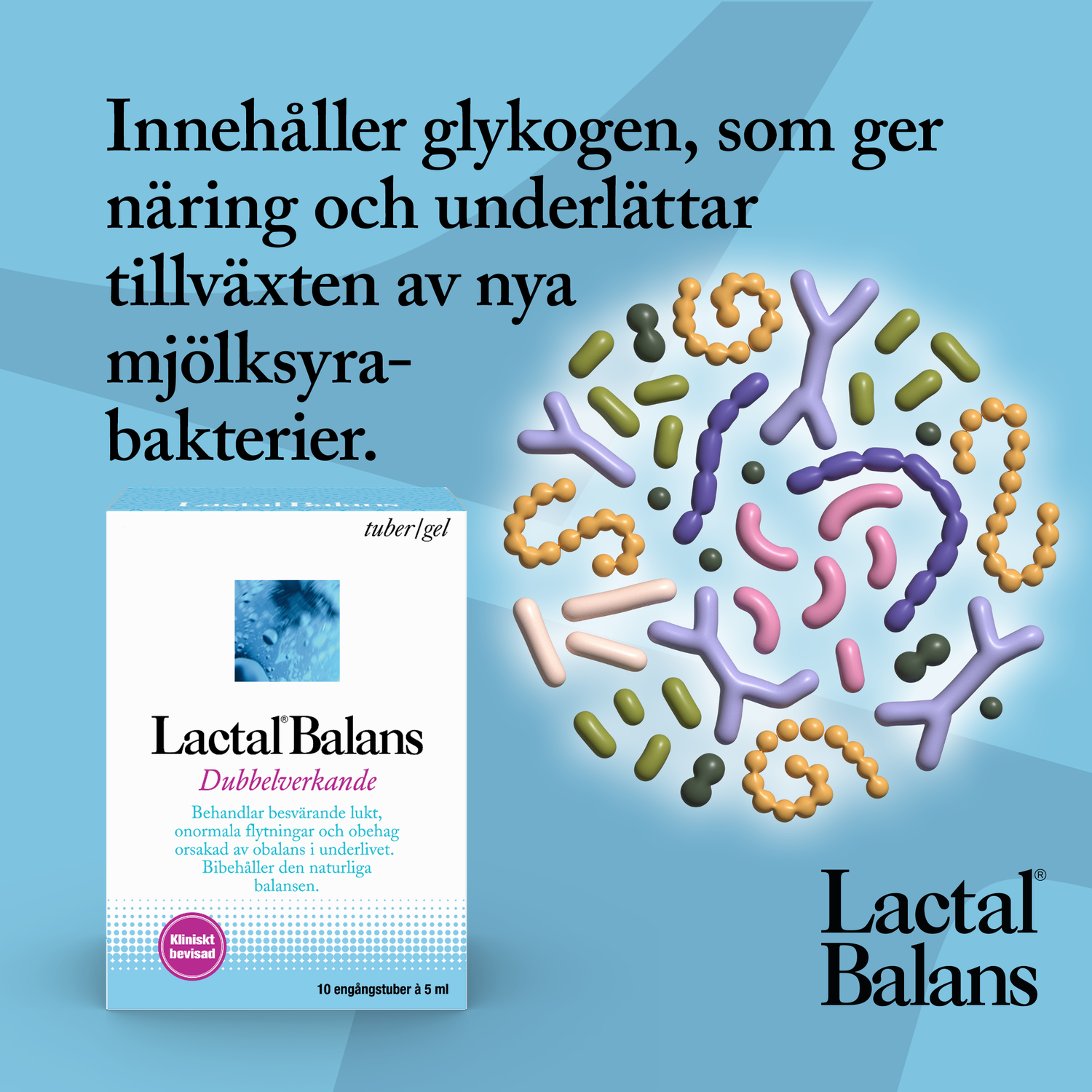 Lactal Balans Gel intimvård 10 st