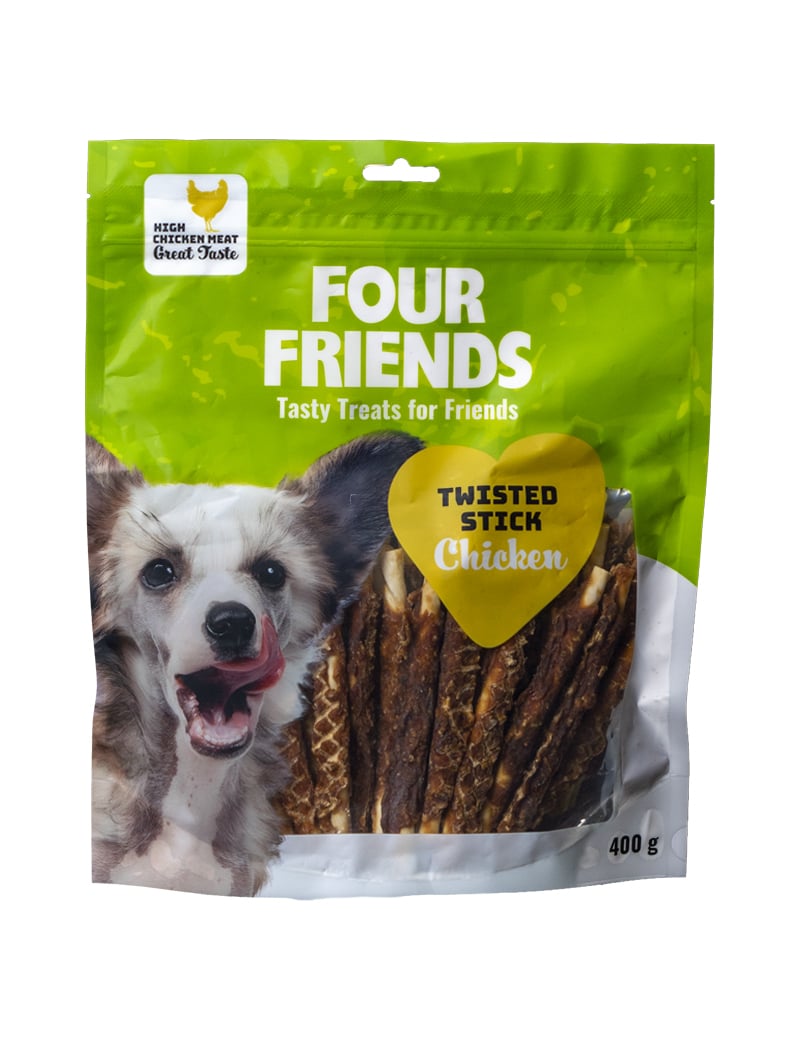 FourFriends Twisted Stick Chicken 12,5cm 40 st