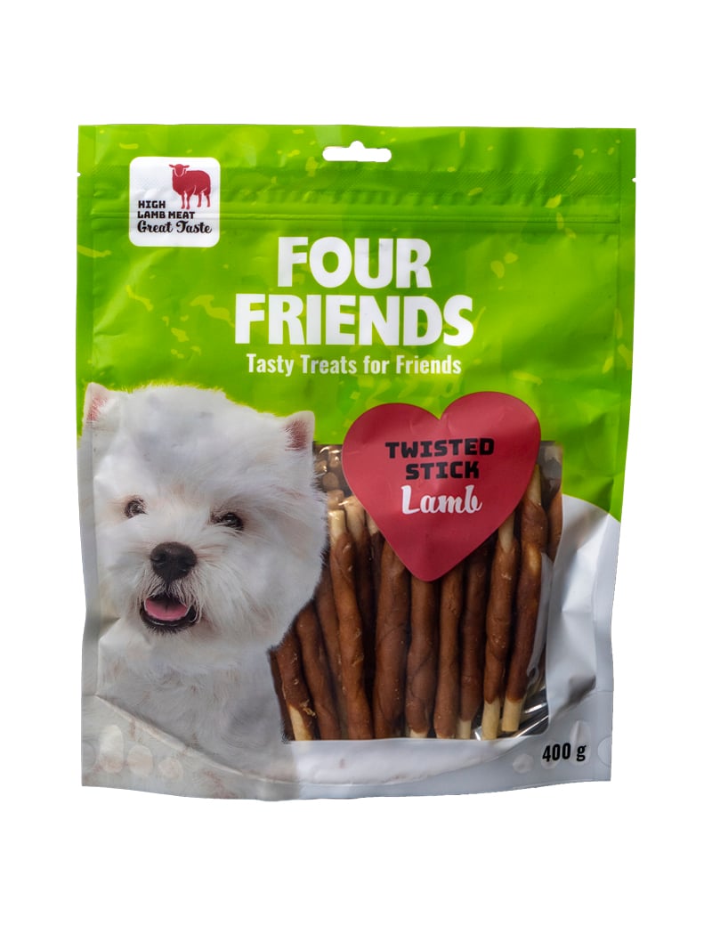 FourFriends Twisted Stick Lamb 12,5cm 40 st