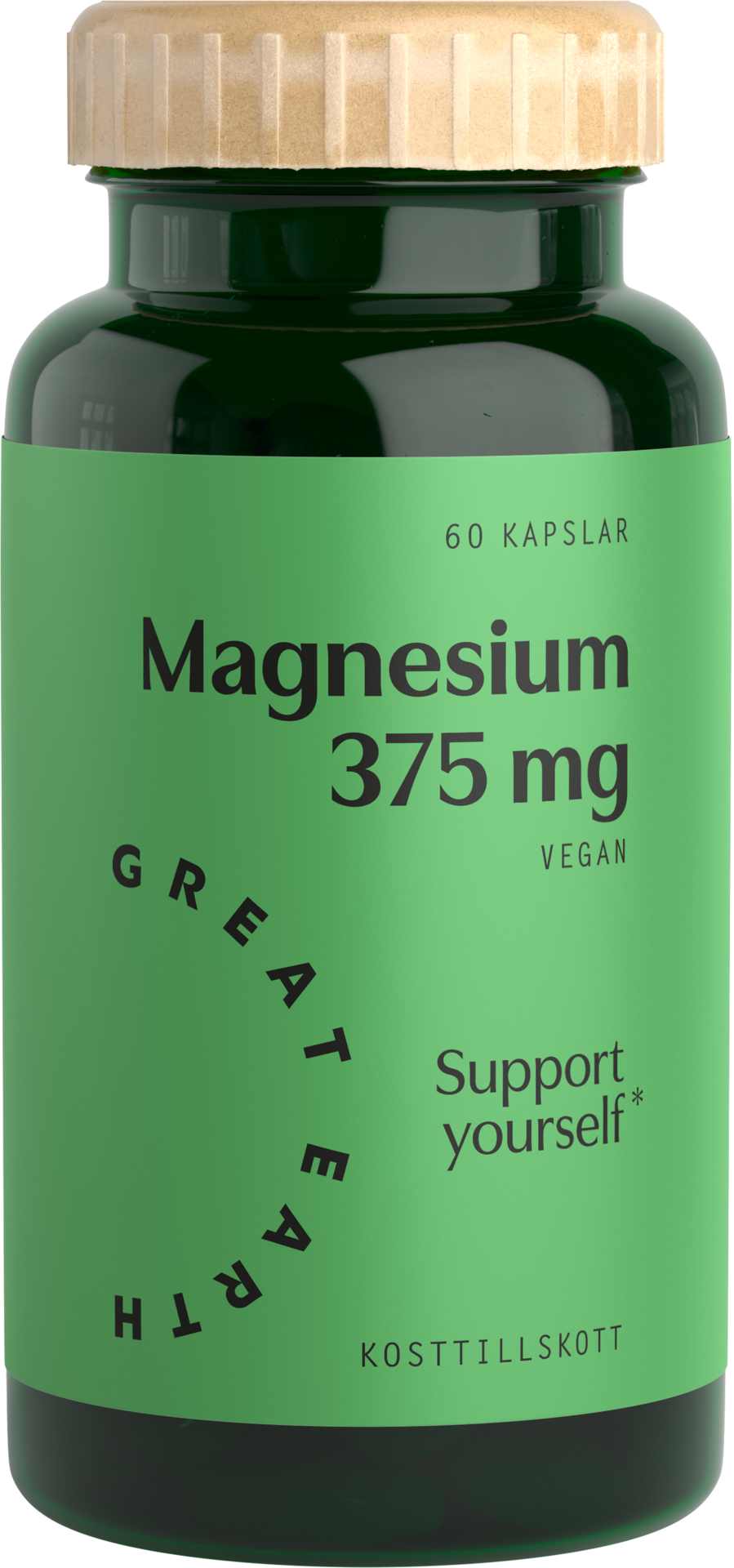 Great Earth Magnesium 375mg 60 kapslar