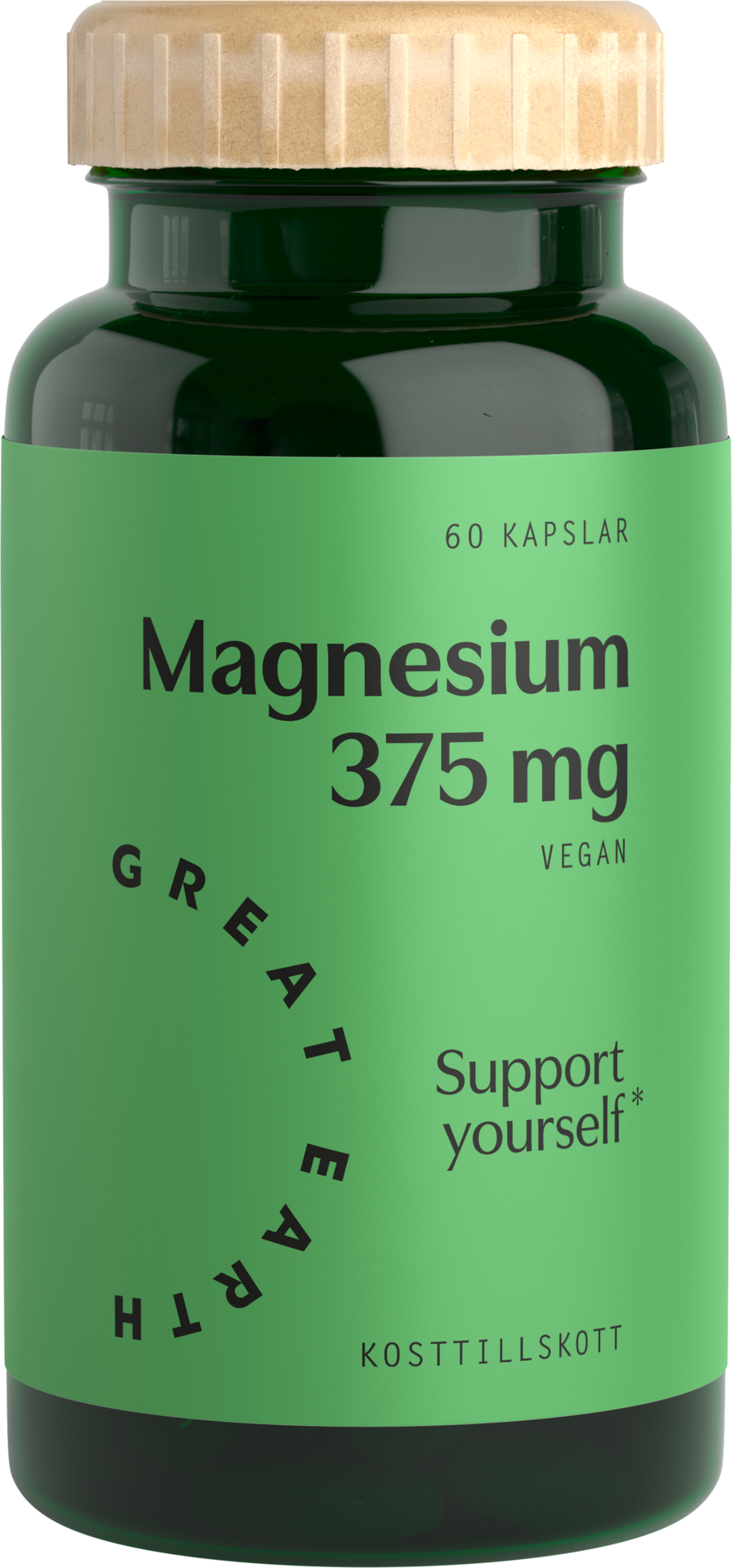 Great Earth Magnesium 375mg 60 kapslar
