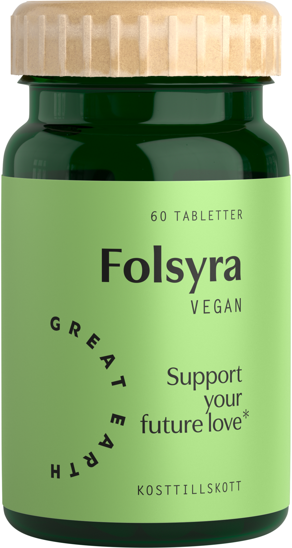 Great Earth Folsyra 400µg 60 tabletter