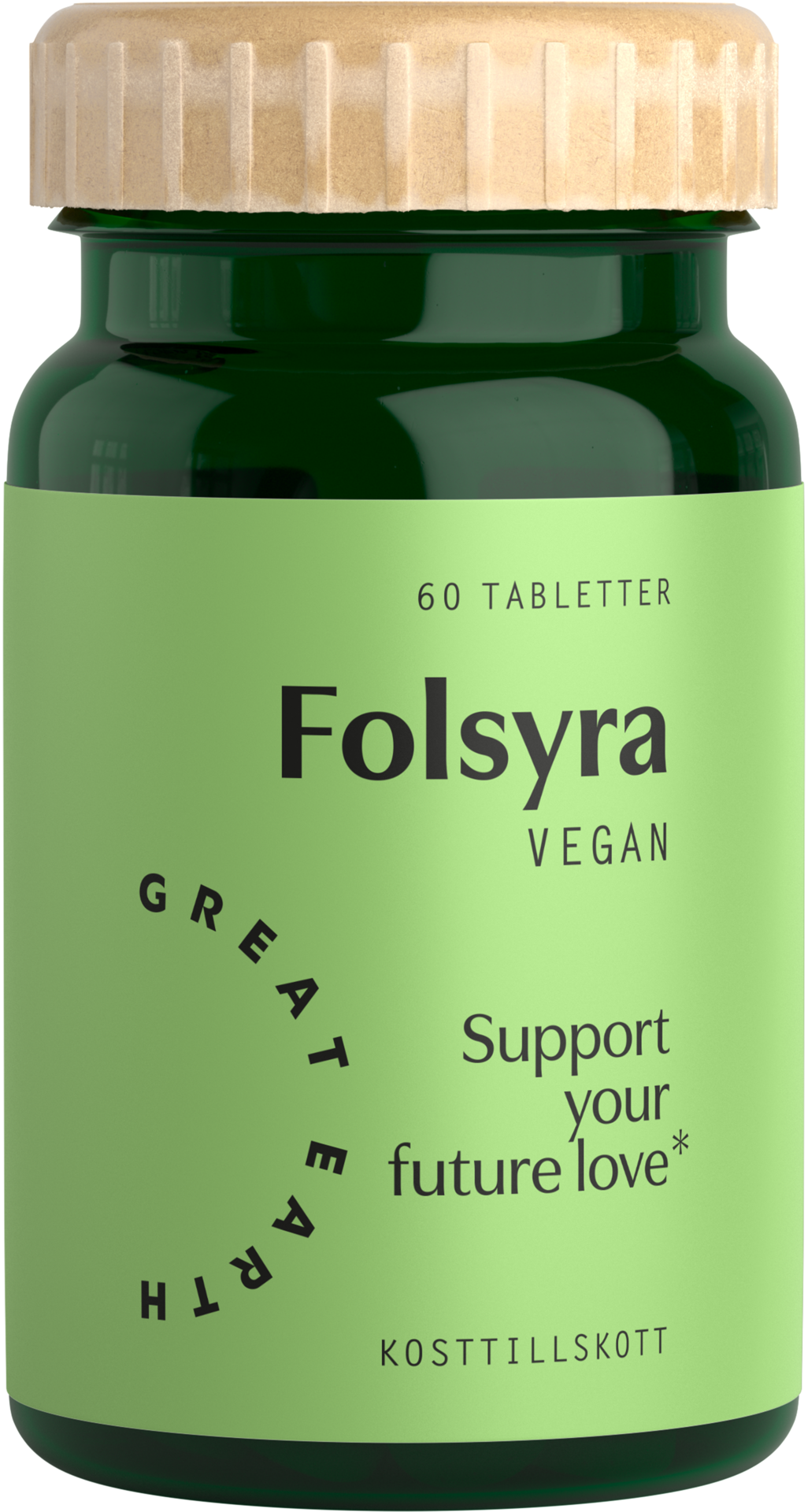 Great Earth Folsyra 400µg 60 tabletter