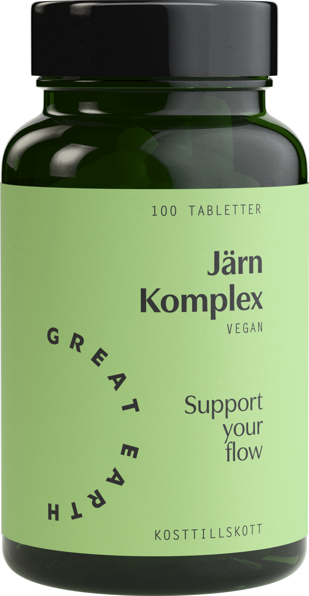 Great Earth Järn Komplex 25mg 100 tabletter