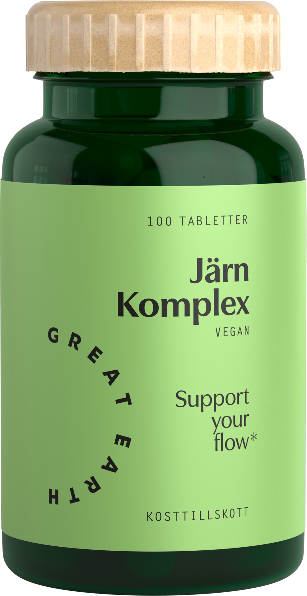 Great Earth Järn Komplex 25mg 100 tabletter