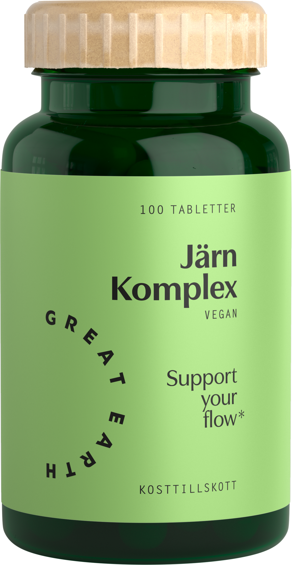 Great Earth Järn Komplex 25mg 100 tabletter