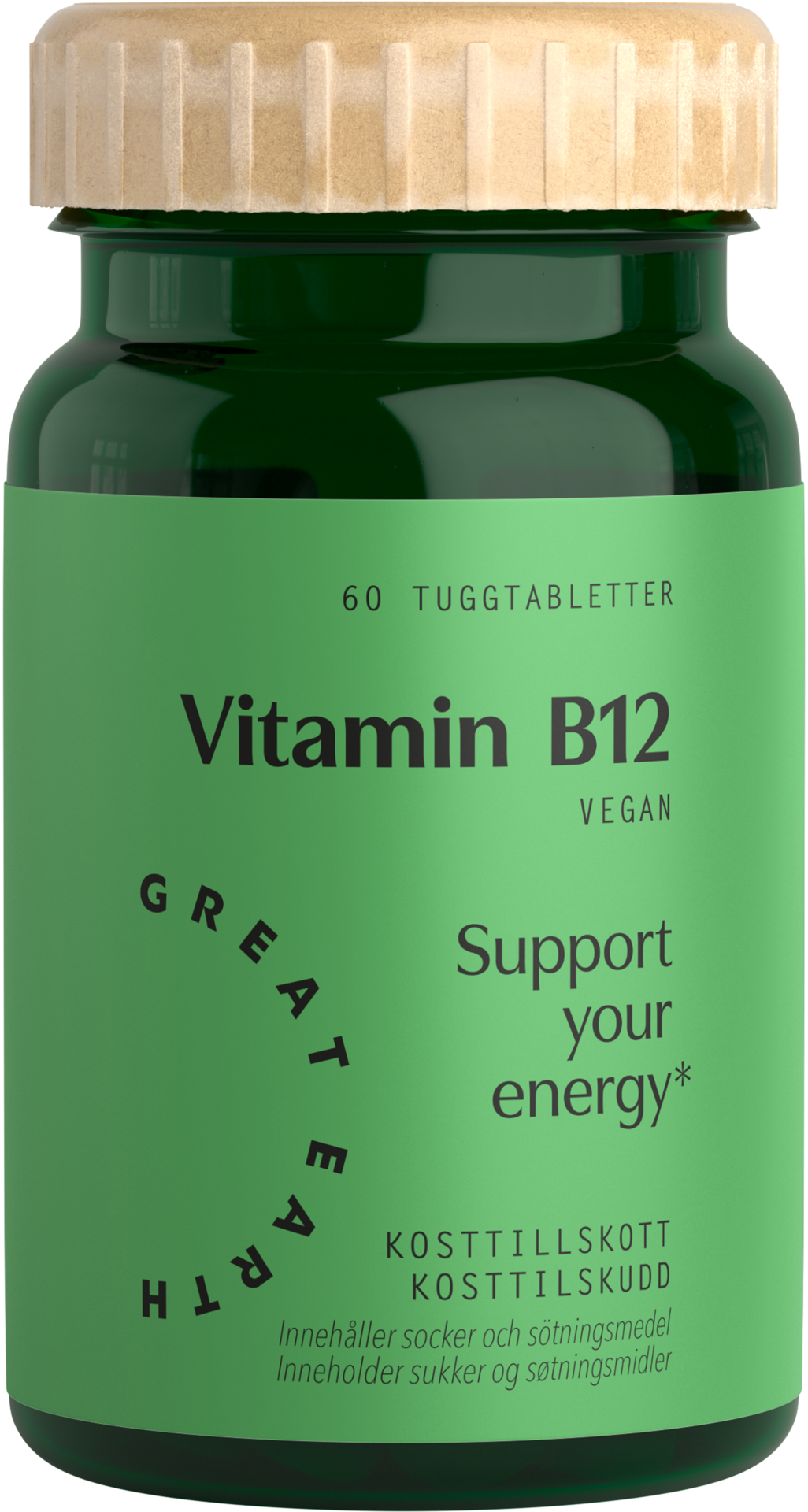 Great Earth B12 60 sugtabletter