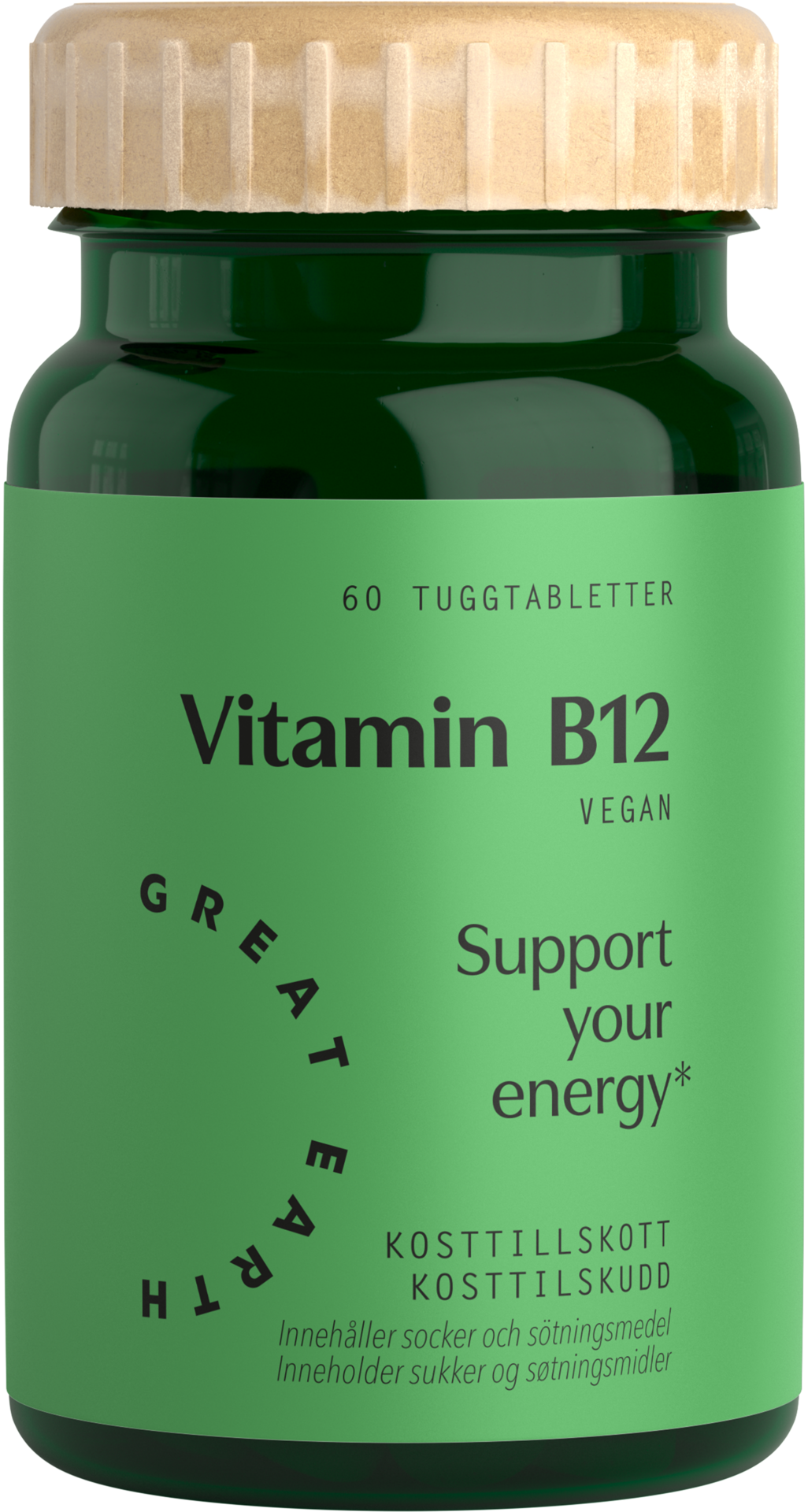 Great Earth B12 60 sugtabletter