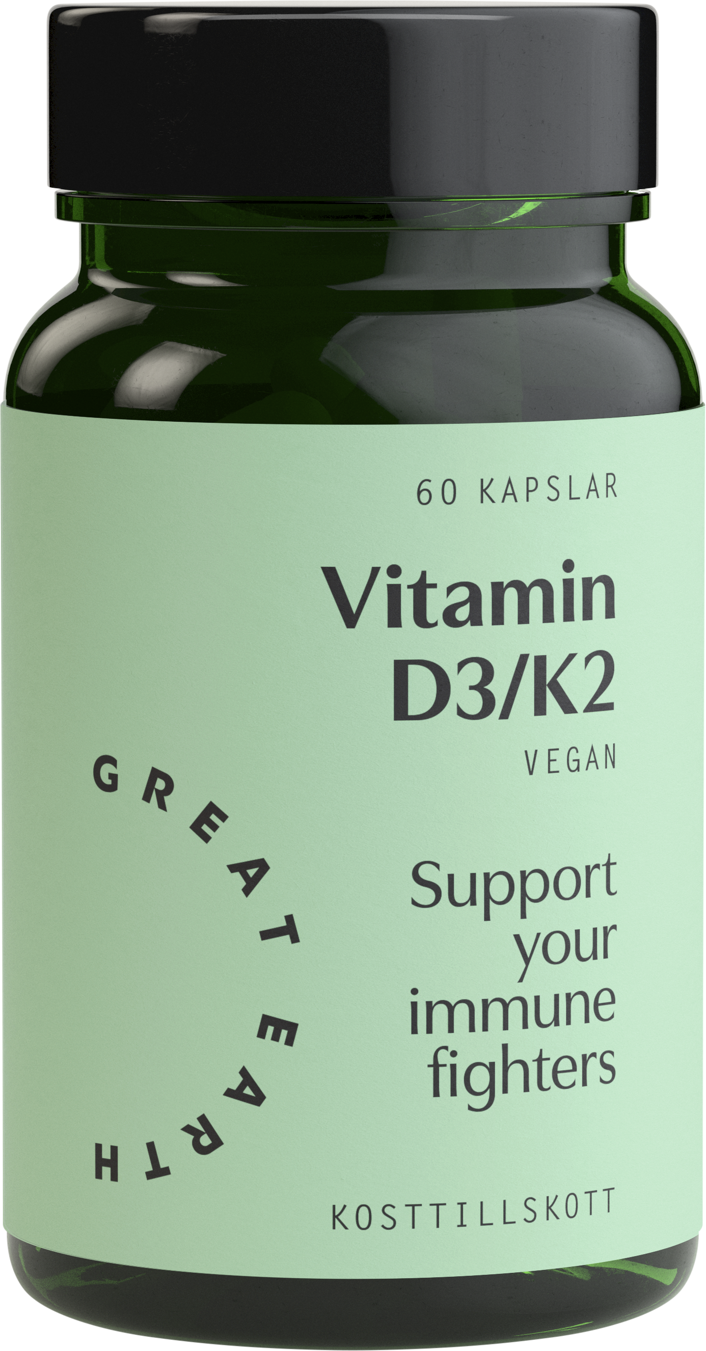 Great Earth Vitamin D3/K2 60 kapslar