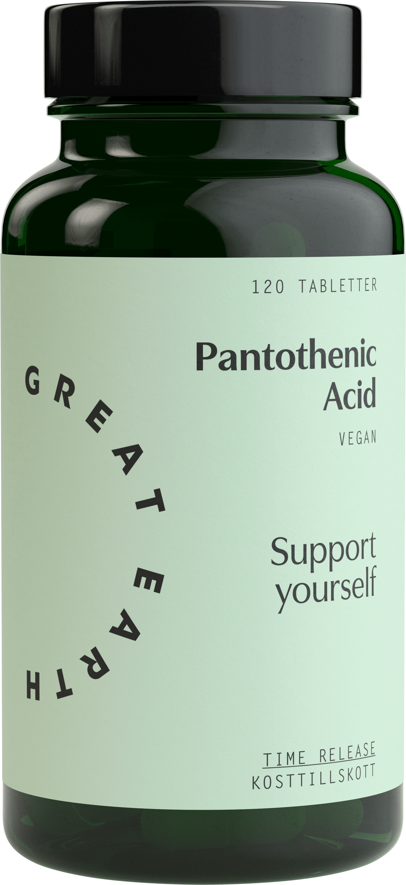 Great Earth Pantothenic Acid 120 tabletter