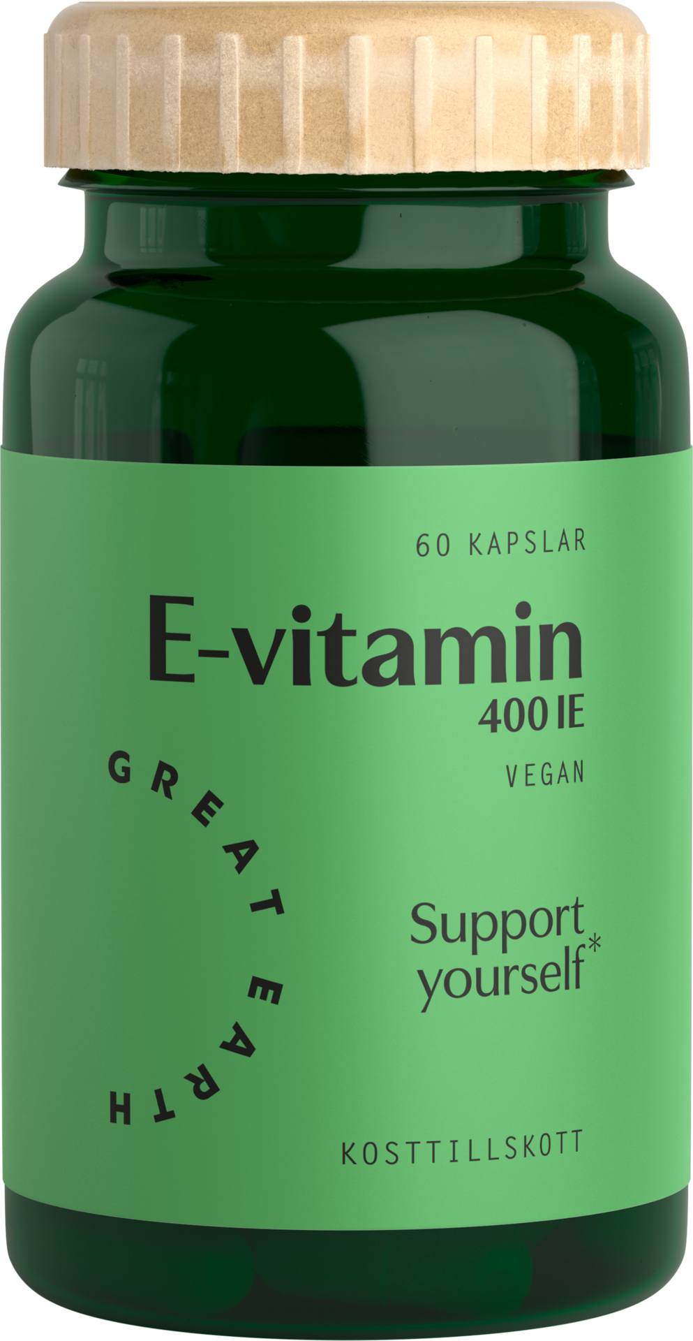 Great Earth E-Vitamin 60 kap