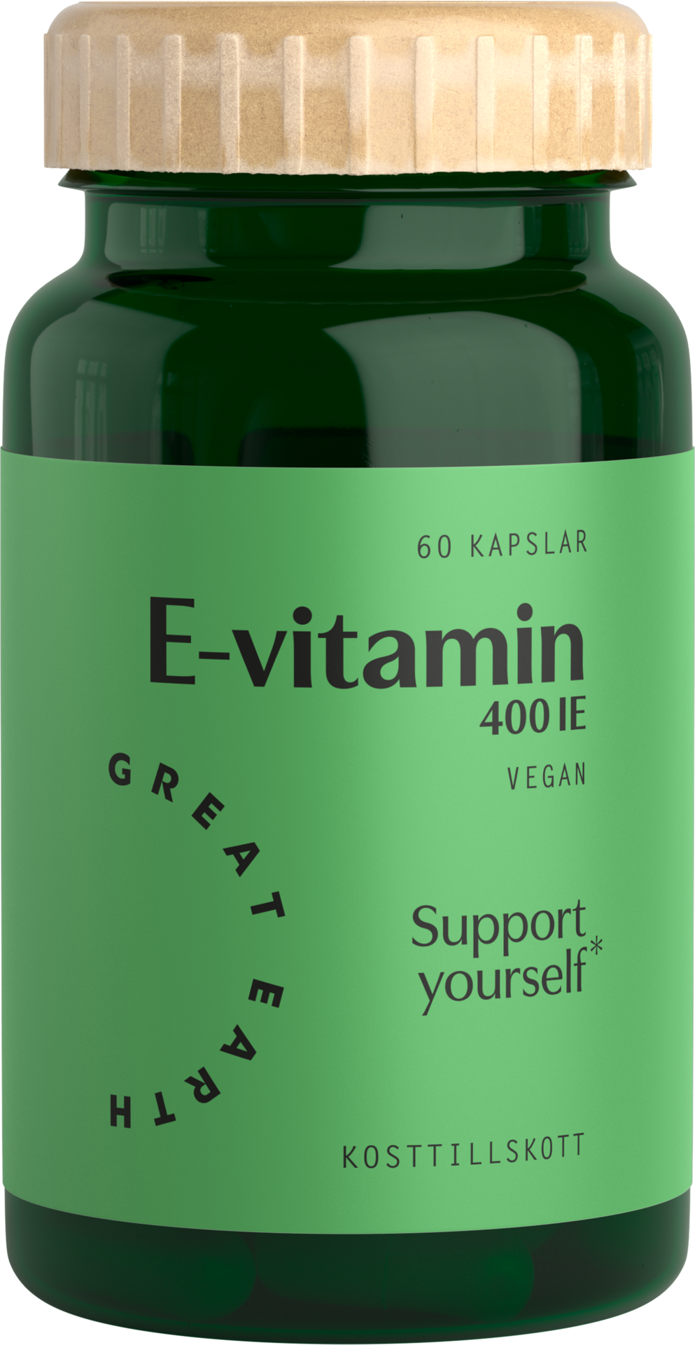 Great Earth E-Vitamin 60 kap
