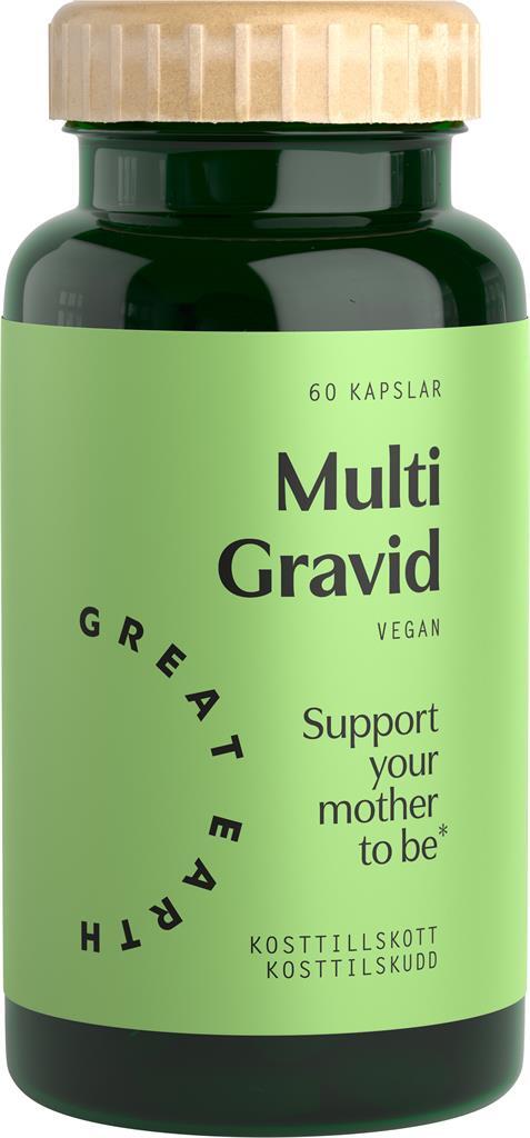 Great Earth Multi Gravid 60 kapslar