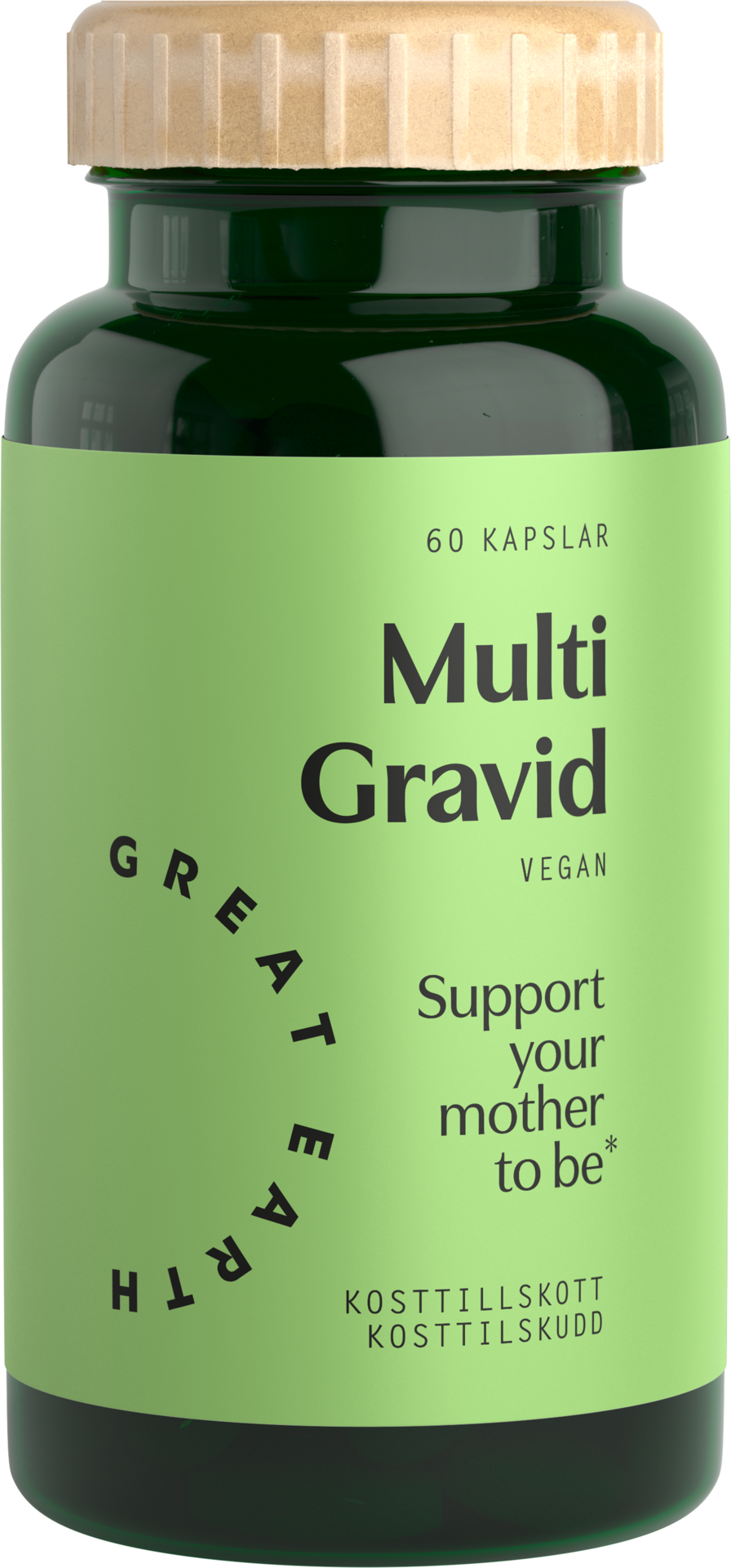 Great Earth Multi Gravid 60 kapslar