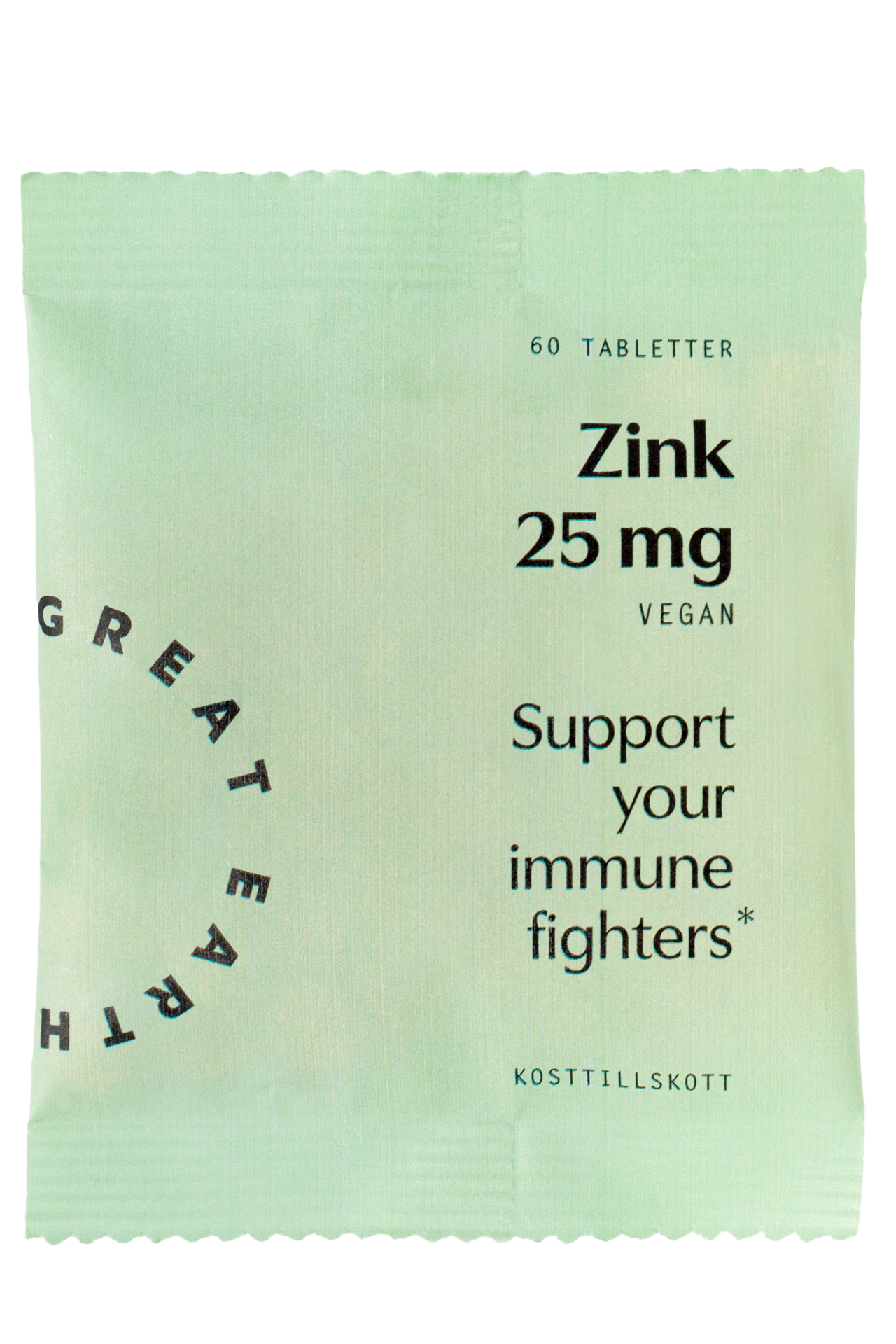 Great Earth Zink 25 mg Refill 60 tabletter